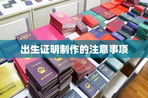 玉门出生证明制作的注意事项